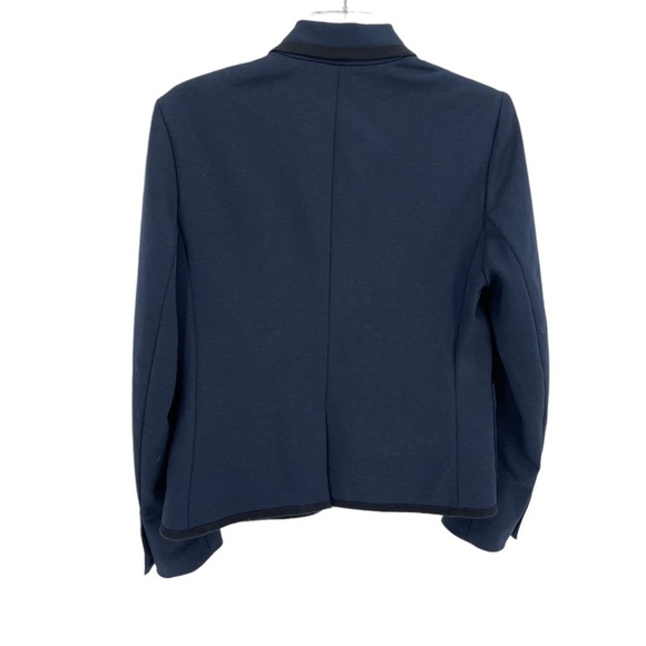 Gap Academy Blazer Jacket Navy Blue Single Breasted Front Pockets Size 6 - Picture 2 of 6